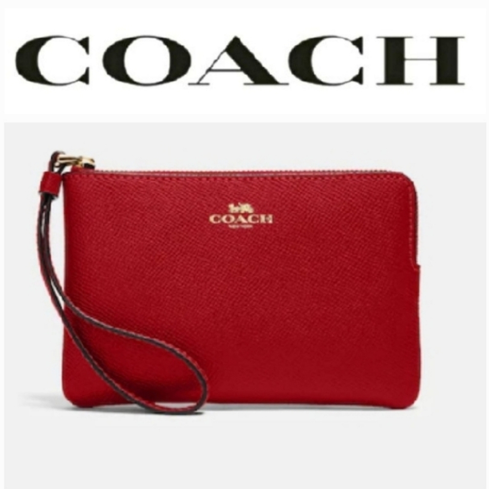 Coach Red Wristlet